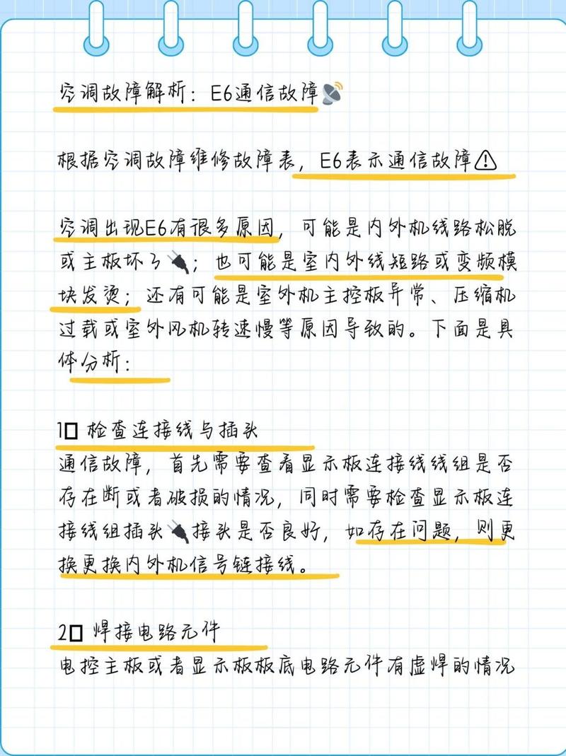 格力空调变频故障e6什么原因