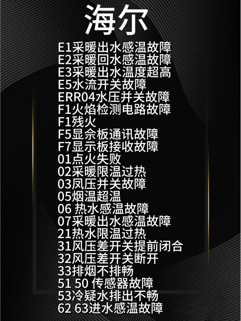 苏泊尔燃气灶的故障代码
