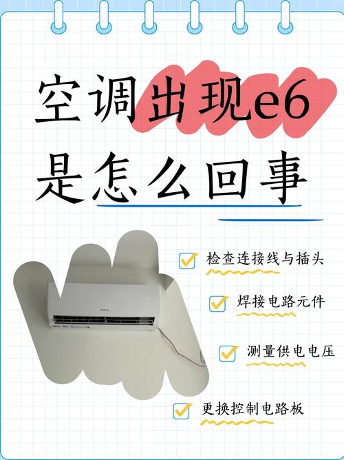 空调为什么会显示e6什么故障