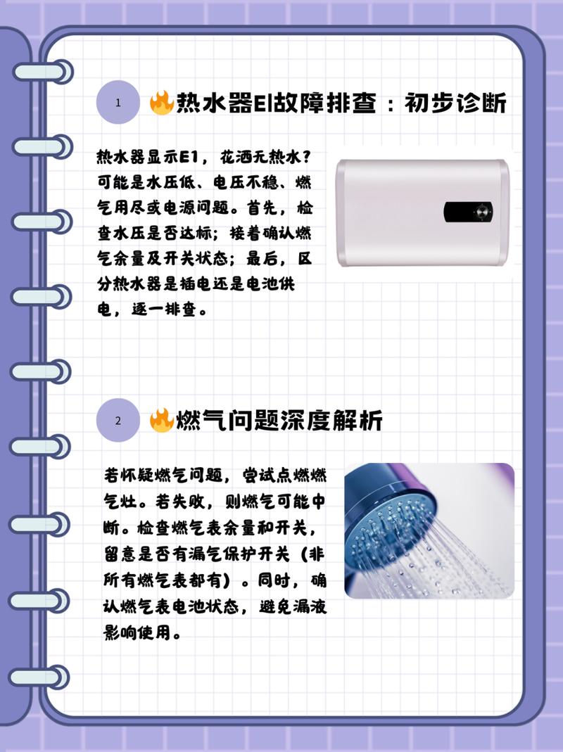 世洛华热水器故障码e1