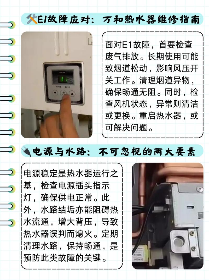 世洛华热水器故障码e1